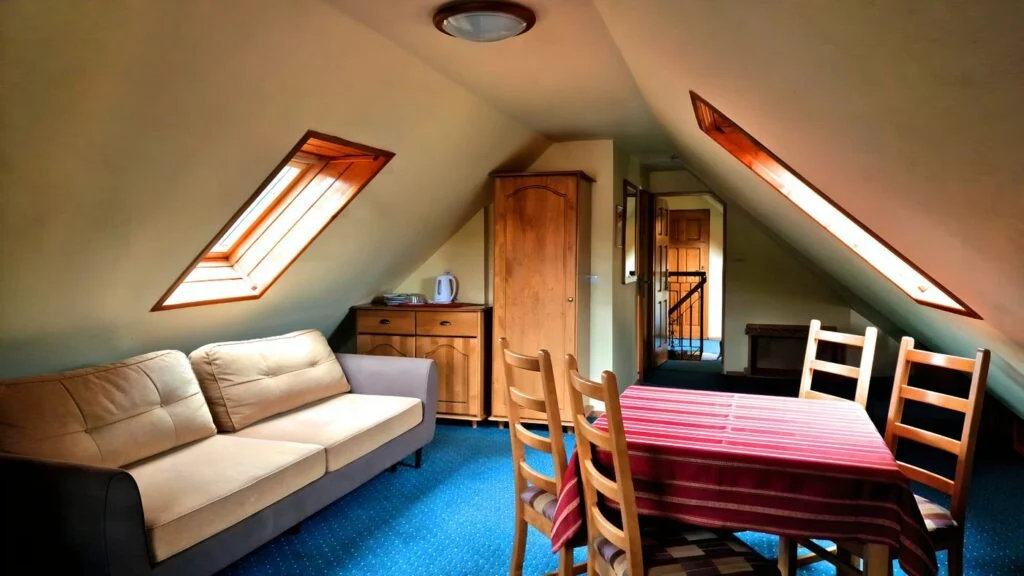 Attic studio for 2